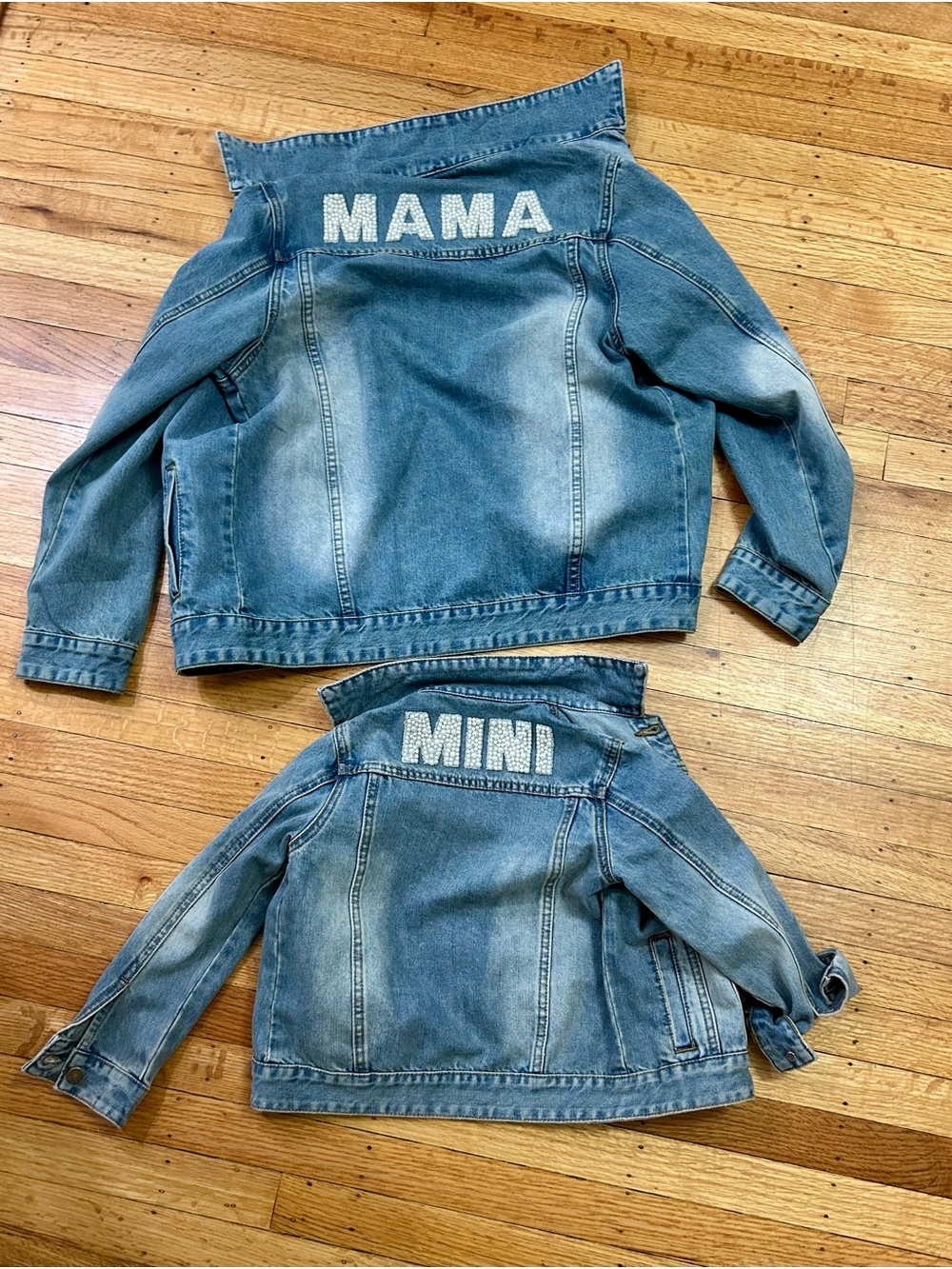 “Mama and Mini” Denim Jackets - Light Blue